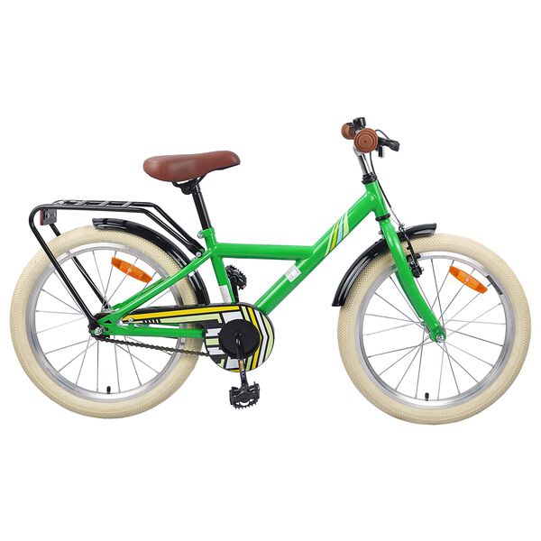 vidaXL Kinderfahrrad 24 Zoll f&uuml;r 8-12 Jahre alt Gr&uuml;n