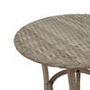 vidaXL 3-tlg. Bistro-Set mit Kissen Hellgrau Poly Rattan