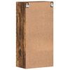 vidaXL Wandmontierter Schrank mit Regal Räuchereiche 55 x 29 x 100 cm
