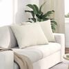 vidaXL Sofakissen 2 St&uuml;ck Creme 70 x 50 cm Cordstoff