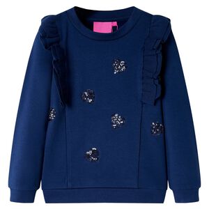 vidaXL Kinder-Sweatshirt Marineblau 104