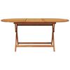 vidaXL Garten Essgruppe 7 pcs Taupe Massivholz Akazie