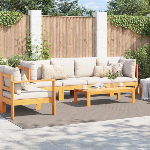 vidaXL Bereichsteppiche Rechtwinklig Beige 280 x 200 cm