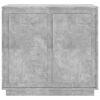 vidaXL Sideboard Betongrau 80x34x75 cm Holzwerkstoff