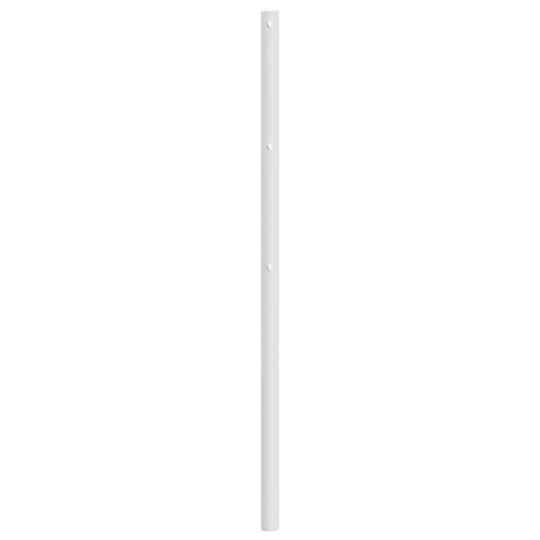 vidaXL Ersatz-Kopfteil Metall Wei&szlig; 90 cm