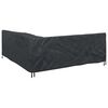 vidaXL M&ouml;belbezug Schwarz 235 x 235 x 80 cm 420D Oxford Stoff