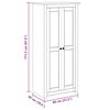 vidaXL Kleiderschrank 80x50x171,5 cm Kiefernholz Panama