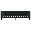 vidaXL Tagesbett Ausziehbar Schwarz 80x200 cm Samt