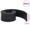 vidaXL Gummileiste f&uuml;r Schneepflug Schwarz 200x10x1 cm