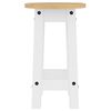 vidaXL 3-tlg. Bar-Set Wei&szlig; Massivholz Kiefer