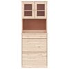vidaXL Highboard ALTA 77x35x188 cm Massivholz Kiefer