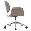 vidaXL Drehbare Esszimmerst&uuml;hle 4 Stk. Taupe Stoff