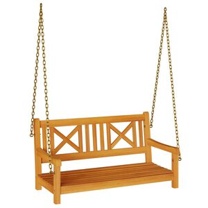 vidaXL Schaukelbank Braun 110 x 56 x 58.5 cm Massivholz Akazie