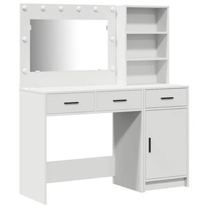 vidaXL Schminktisch 2 stk. Wei&szlig; 78,5 x 41 x 135 cm Holzwerkstoff