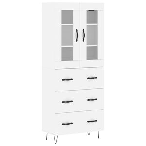 vidaXL Highboard Wei&szlig; 69,5x34x180 cm Holzwerkstoff