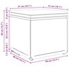vidaXL Hocker Hellgrau 41 x 41 x 40 cm Samt und Engineering Holz