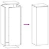 vidaXL Pflanzenst&auml;nder 2 pcs Anthrazit 24 x 24 x 75 cm Stahl