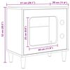 vidaXL Katzenhaus Beton 51 x 30 x 52 cm Holzwerkstoff