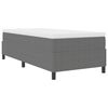 vidaXL Plattformbettgestell Hellgrau 80 x 200 cm Stoff