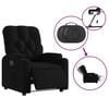 vidaXL Relaxsessel Elektrisch Schwarz Stoff
