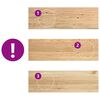 vidaXL Treppenstufen 20 Stk. Unbehandelt 80x30x2 cm Massivholz Eiche