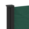 vidaXL Seitenmarkise Ausziehbar Dunkelgr&uuml;n 100x300 cm