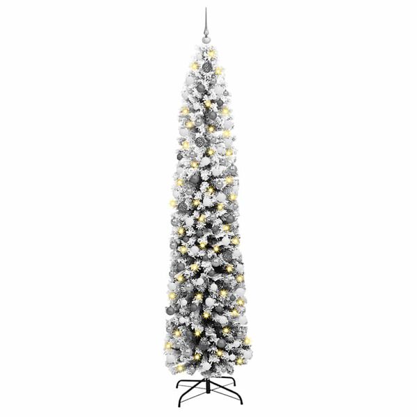 vidaXL Künstlicher Weihnachtsbaum mit 300 LEDs mit Ständer Grün 240 cm