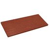 vidaXL Gehwegstein 6 pcs Rot 60,5 x 25 x 2 cm Gummi