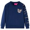 vidaXL Kinder-Sweatshirt Marineblau 128