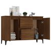 vidaXL Sideboard Braun Eichen-Optik 102x35x70 cm Holzwerkstoff