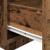 vidaXL Nachttisch mit Schubladen Altholz 40 x 39 x 37 cm Holzwerkstoff