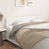 vidaXL Kopfteile Wei&szlig; 180x5x78/88 cm Kunstleder