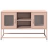 vidaXL TV-Schrank Rosa 100,5x39x60,5 cm Stahl