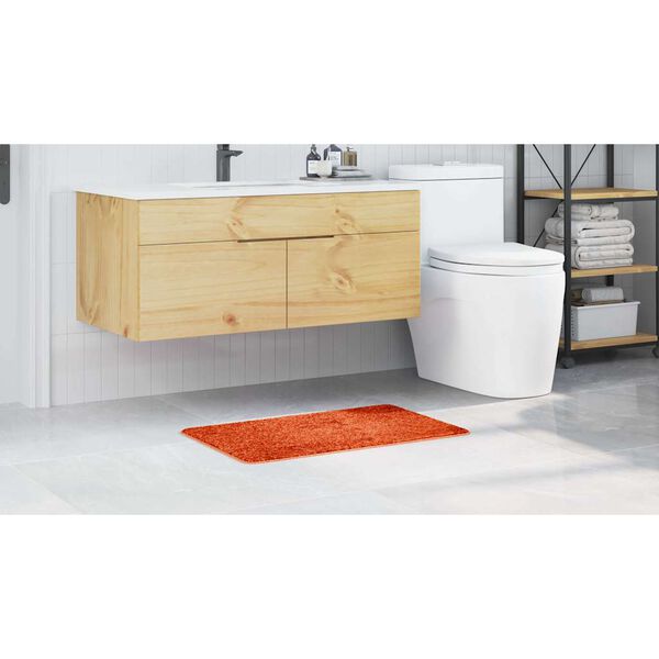 vidaXL Rutschfeste Badmatte Orange 50 x 80 cm PP