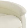 vidaXL Relaxsessel Creme Samt