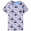 Kinder-T-Shirt Grau Melange 116