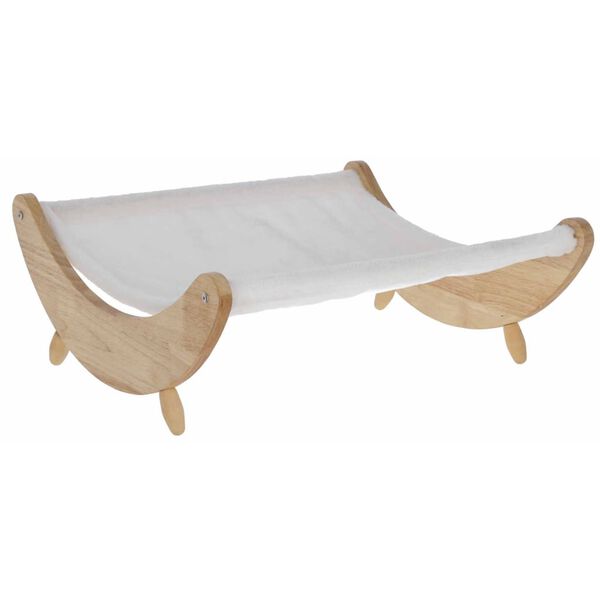 Kerbl Katzen-H&auml;ngematte Dream 51&times;46&times;19,5 cm Beige und Wei&szlig;