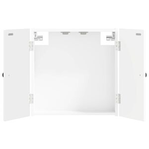 vidaXL Dartboard Schrank EDE Wei&szlig; 52,5 x 10,5 x 53,5 cm Holzwerkstoff