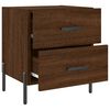 vidaXL Nachttische 2Stk. Braun Eichen-Optik 40x35x47,5cm Holzwerkstoff