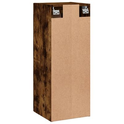 vidaXL Wandschrank Räuchereiche 34,5x34x90 cm Holzwerkstoff