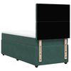 vidaXL Boxspringbett mit Matratze Dunkelgr&uuml;n 90x190 cm Samt