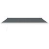 vidaXL Markise Einziehbar Anthrazit 4,5x3 m Stoff und Aluminium