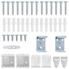 vidaXL Venetianer Jalousie Verstellbar Wei&szlig; 150 x 140 cm PVC