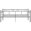 vidaXL Schlafsofa Bettgestell Schwarz Metall 90x200 cm