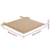 vidaXL Klappbare Gartenst&uuml;hle 8 Stk. mit Kissen Massivholz Akazie