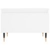 vidaXL Couchtische 2 Stk. Wei&szlig; 50x46x35 cm Holzwerkstoff
