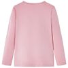 Kinder-Langarmshirt Hellrosa 116