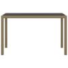 vidaXL 3-tlg. Garten-Essgruppe mit Kissen Poly Rattan Beige