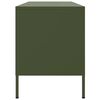 vidaXL TV-Schrank Olivgr&uuml;n 100,5x39x50,5 cm Stahl