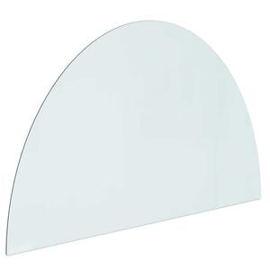 vidaXL Feuerstelle Glasplatte Transparent 1000 x 600 mm Glas